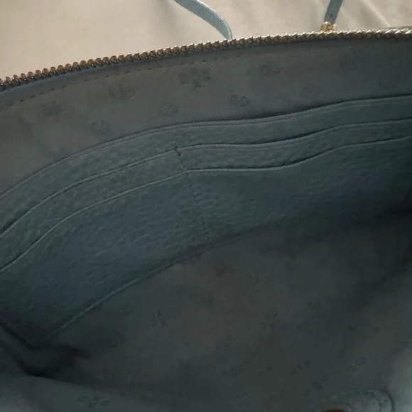 Tory Burch Teal Leather Crossbody Bag - Picture 3 of 4